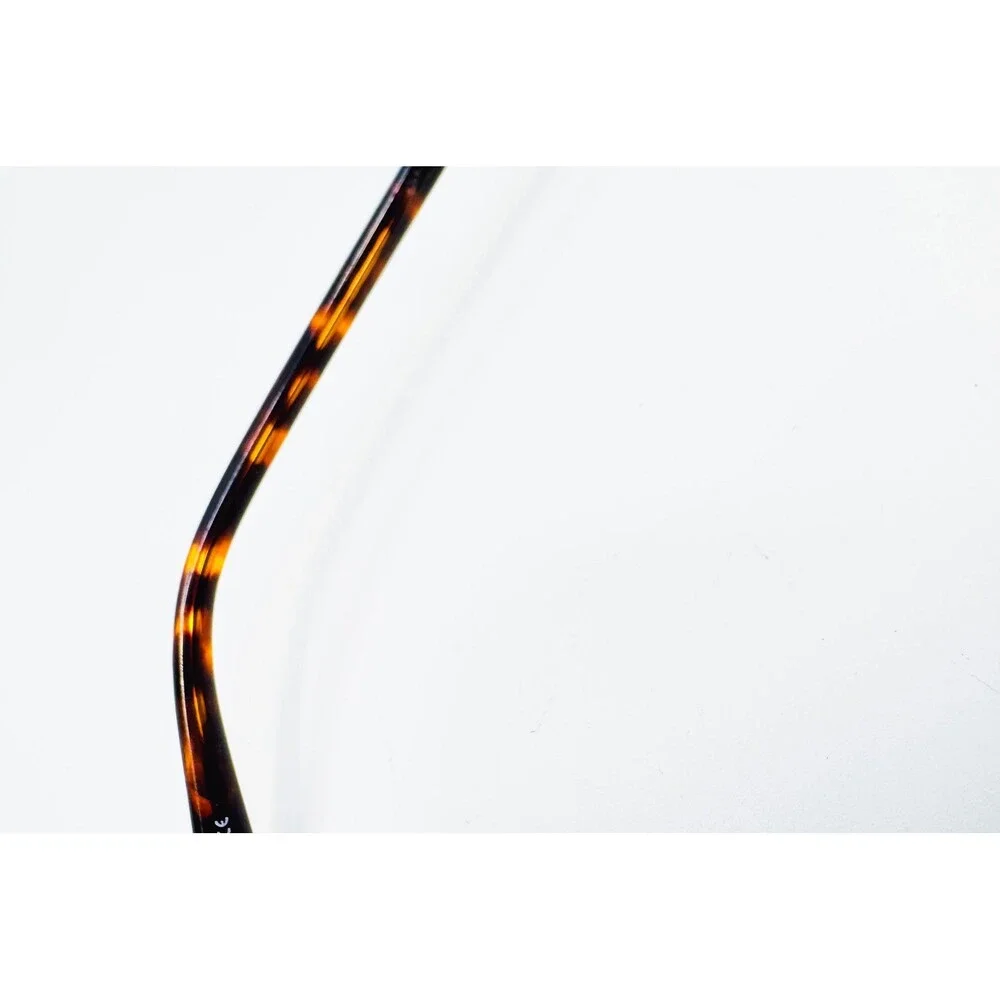 Sans Pareil Eyeglasses Womens Black Silver Tortoise Cat Eye 52-17-135